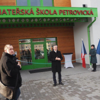 Slavnostní otevření nové školky v Petrovické ulici v Domažlicích